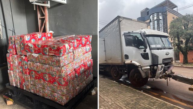 Caminhão que provocou destruição no centro de Cascavel estava carregado com 1,3 tonelada de maconha
