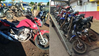 Operação de trânsito aborda 42 veículos e recolhe seis motocicletas em Santa Tereza do Oeste