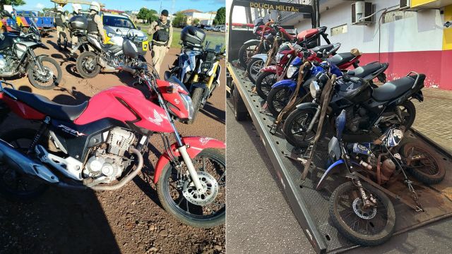 Operação de trânsito aborda 42 veículos e recolhe seis motocicletas em Santa Tereza do Oeste