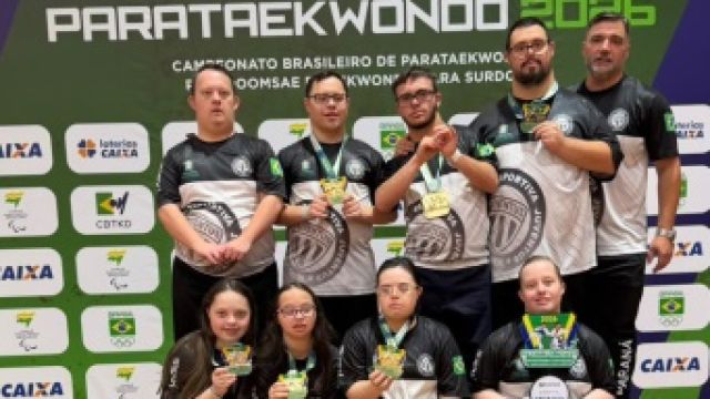 Com seis medalhas, Cascavel é destaque no Campeonato Brasileiro de Parataekwondo