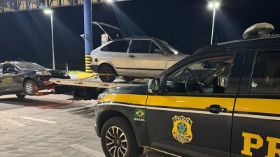 PRF prende três homens e apreende 6 mil maços de cigarros contrabandeados no Paraná