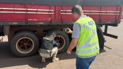 Fiscalização na BR-277 em Cascavel registra 62 autuações e recolhe sete caminhões