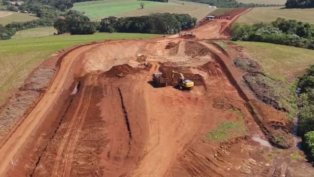 Obra do Contorno Noroeste de Pato Branco chega a 14,23% de execução