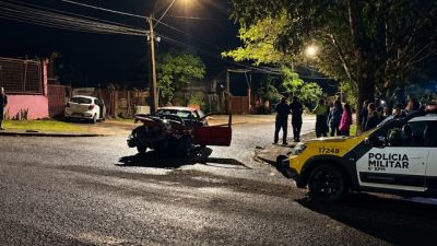 Motorista é preso por embriaguez ao volante após causar acidente no Bairro Morumbi, em Cascavel