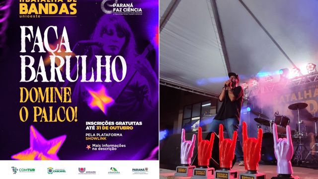 Inscrições para Batalha de Bandas da Unioeste estão abertas até dia 31 de outubro