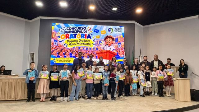 Pequenos Oradores: Cascavel realiza final de concurso de oratória com 46 estudantes