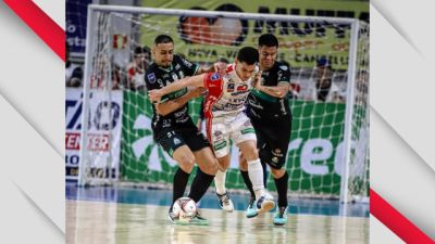 Cascavel Futsal e Marreco empatam em 2 a 2 no primeiro jogo da semifinal da Série Ouro