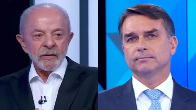 Flávio Bolsonaro pede desculpas a Lula após chamá-lo de “9 dedos” durante debate na Globo
