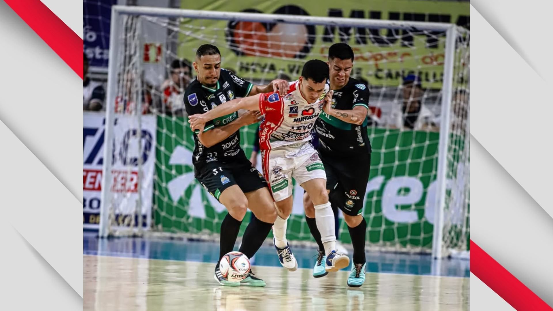 Imagem referente a notícia: Cascavel Futsal e Marreco empatam em 2 a 2 no primeiro jogo da semifinal da Série Ouro