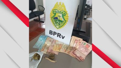 Menor é apreendida com maconha e R$ 2,2 mil durante abordagem na PRC-467, em Cascavel