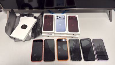 Polícia Federal prende passageira com iPhones e Apple Watch presos ao corpo no Aeroporto de Cascavel