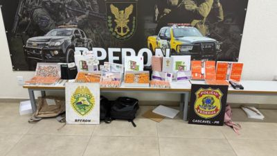 BPFron e Polícia Federal prendem quatro mulheres com 1.270 ampolas de tirzepatida em Cascavel
