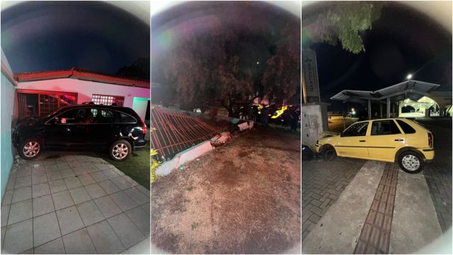 Homem é preso após acidente com fuga e suspeita de embriaguez no Bairro Esmeralda, em Cascavel