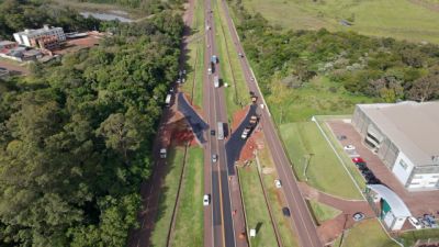 Desvio do tráfego da BR-277 para as vias marginais será implantado na noite desta terça-feira (27)
