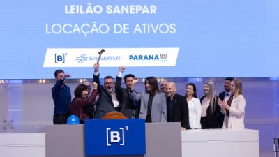 Sanepar define Consórcio Águas do Paraná como vencedor do leilão de megaprojeto no Norte do estado