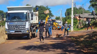 Catanduvas mantém coleta de móveis e galhos mediante agendamento após mutirão de limpeza