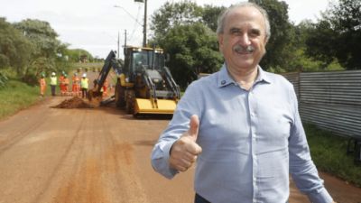 Prefeitura dá o start à obra de pavimentação na Rua Munique para melhorar o acesso e a mobilidade na região Sul