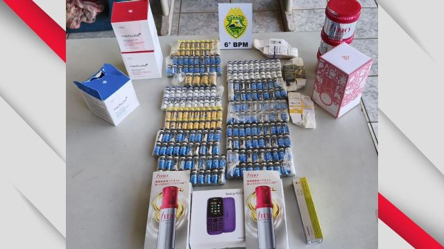 Mulher é presa com 220 ampolas de medicamentos escondidas no corpo na BR-277, em Cascavel
