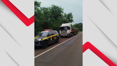 PRF apreende caminhão com 250 mil maços de cigarros contrabandeados em Corbélia