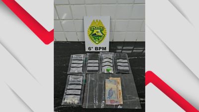 Adolescente é apreendido e adulto preso por tráfico de drogas no bairro Interlagos, em Cascavel
