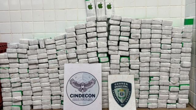Guarda Municipal apreende 191,3 kg de maconha em veículo na BR-277, em Cascavel
