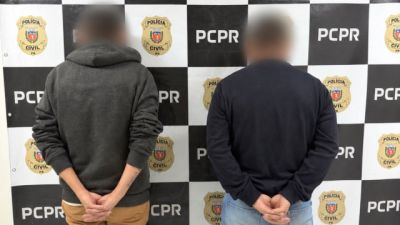 PCPR prende dois homens em flagrante por tentativa de golpe em agência bancária de Cascavel