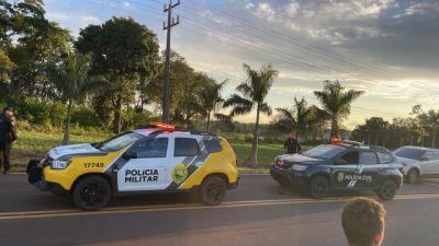 Idoso de 72 anos morre após acidente entre Uno e moto Biz em Capitão Leônidas Marques