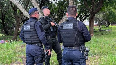 Ação integrada mobiliza forças de segurança para desocupação de espaço público em Cascavel