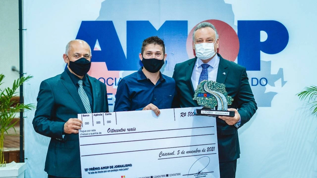 Portal SOT conquista o 2º lugar na categoria "Fotografia" do Prêmio Amop de Jornalismo