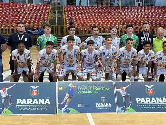 Cascavel Futsal é vice-campeão dos Jogos da Juventude do Paraná