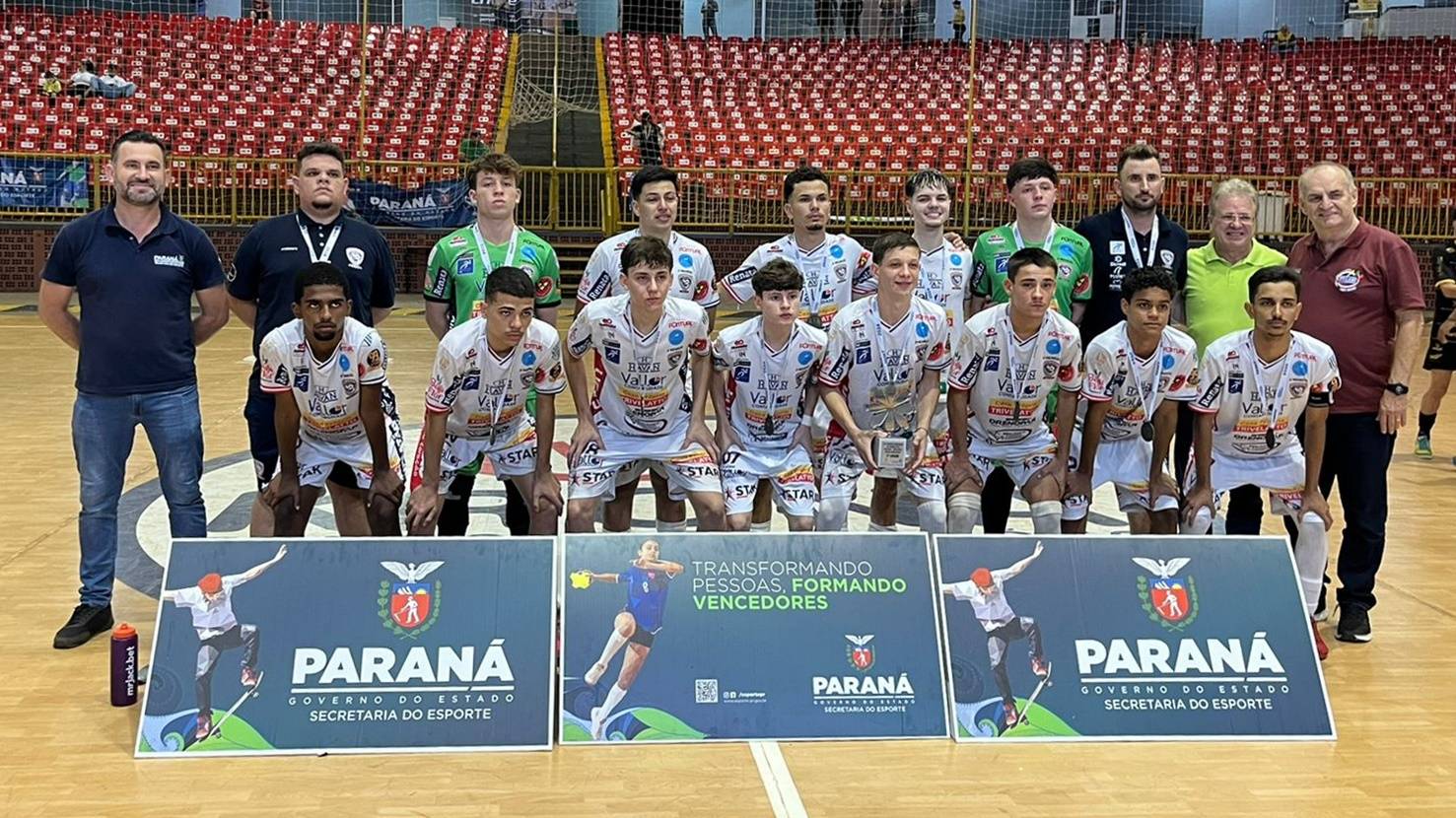 Cascavel Futsal é vice-campeão dos Jogos da Juventude do Paraná