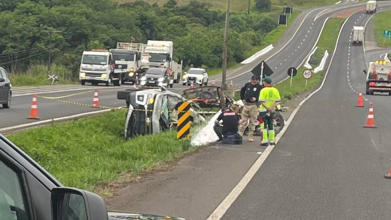 Dois jovens perdem a vida ao retornar de evento de motos na BR-277 em Prudentópolis