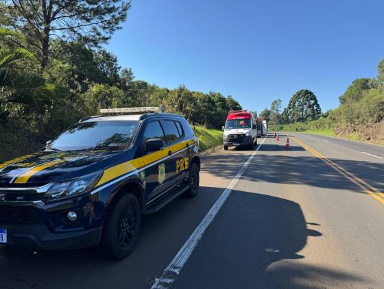 Duas pessoas ficam gravemente feridas após colisão na BR-277 em Guarapuava