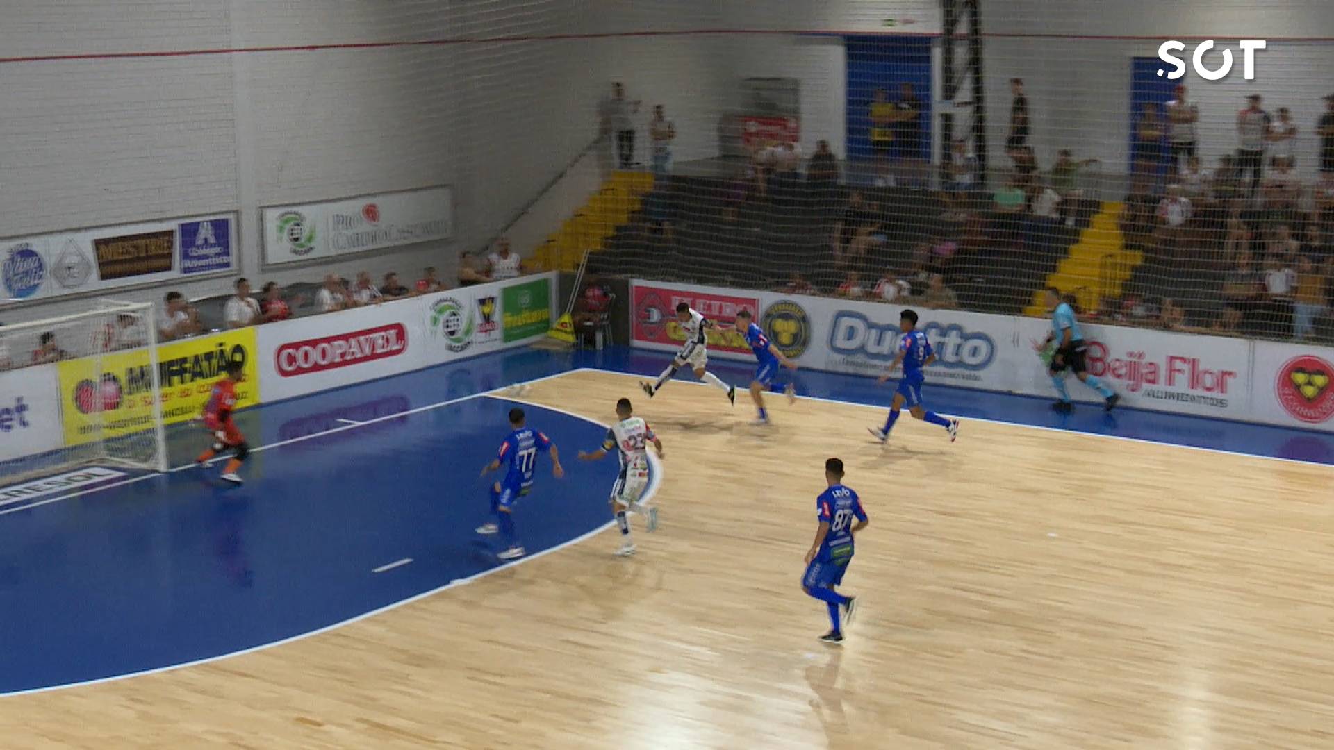 Cascavel Futsal mantém invencibilidade em casa após empate com Umuarama