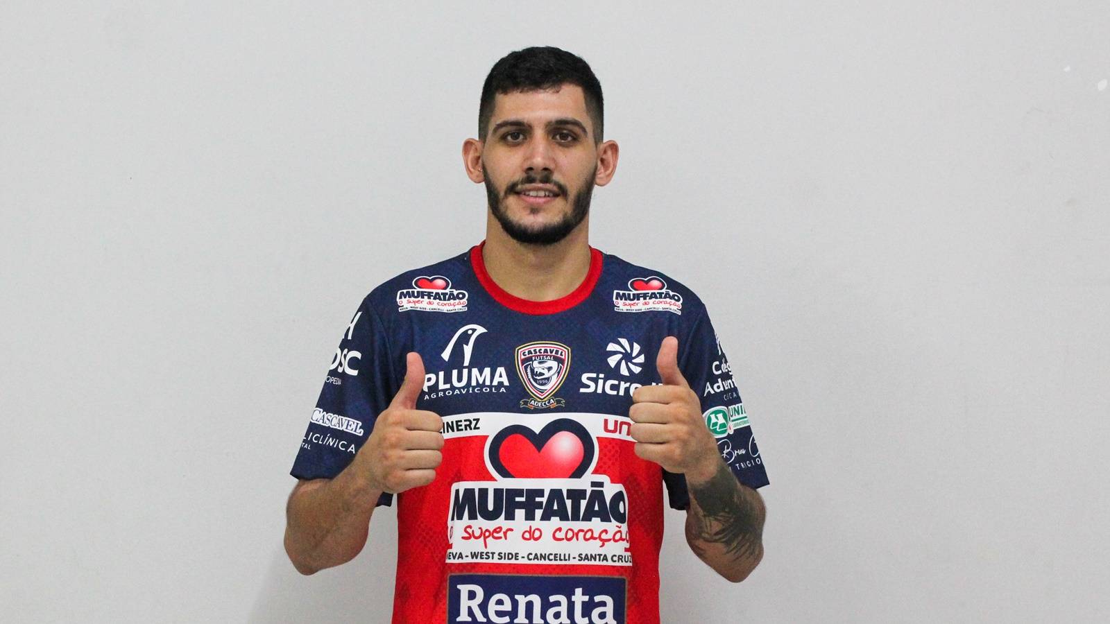 Cascavel Futsal anuncia a chegada do pivô Paulo Felipe para reforçar o elenco em 2024
