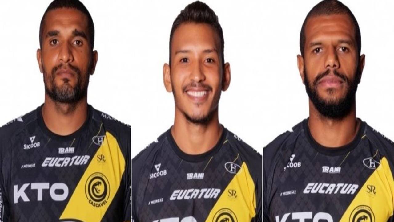 Três atletas do FC Cascavel serão emprestados para o restante da temporada