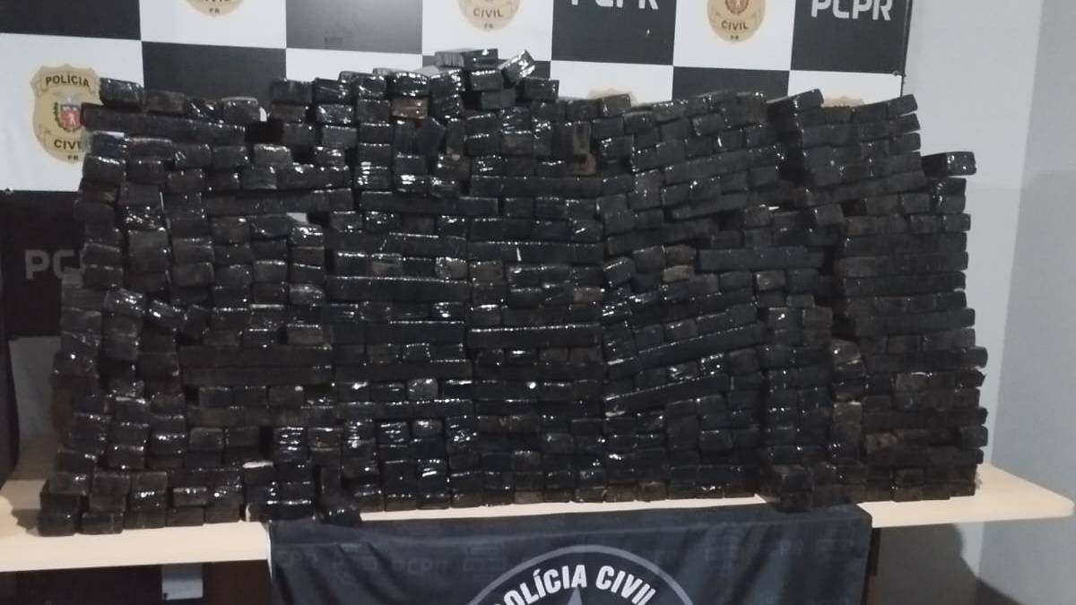 Denarc de Cascavel apreende 363 kg de maconha e prende traficante