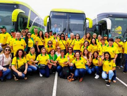 Comitiva de Cascavel faz bonito no Encontro Estadual de Líderes 2022