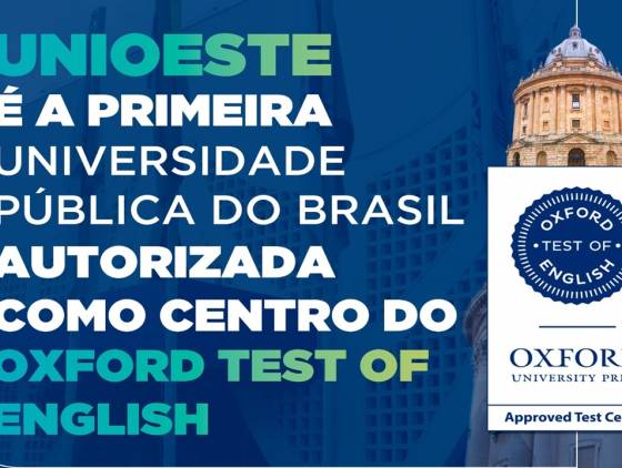 Unioeste-Cascavel se torna o primeiro centro público oficial do Oxford Test of English no Brasil