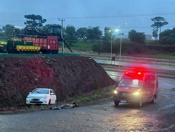 Trabalhador de 32 anos morre atropelado na PR-466 em Pitanga