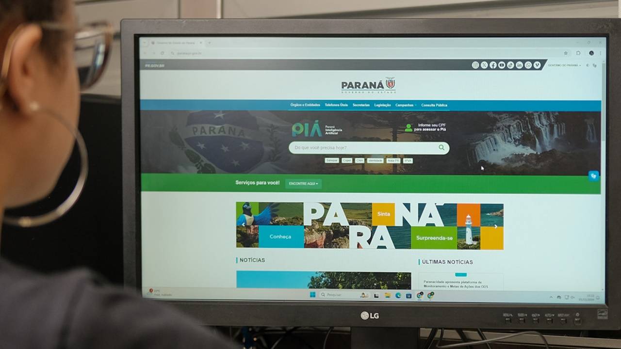 Com plataforma PIÁ, Paraná oferece ao cidadão acesso a mais de 5,8 mil serviços