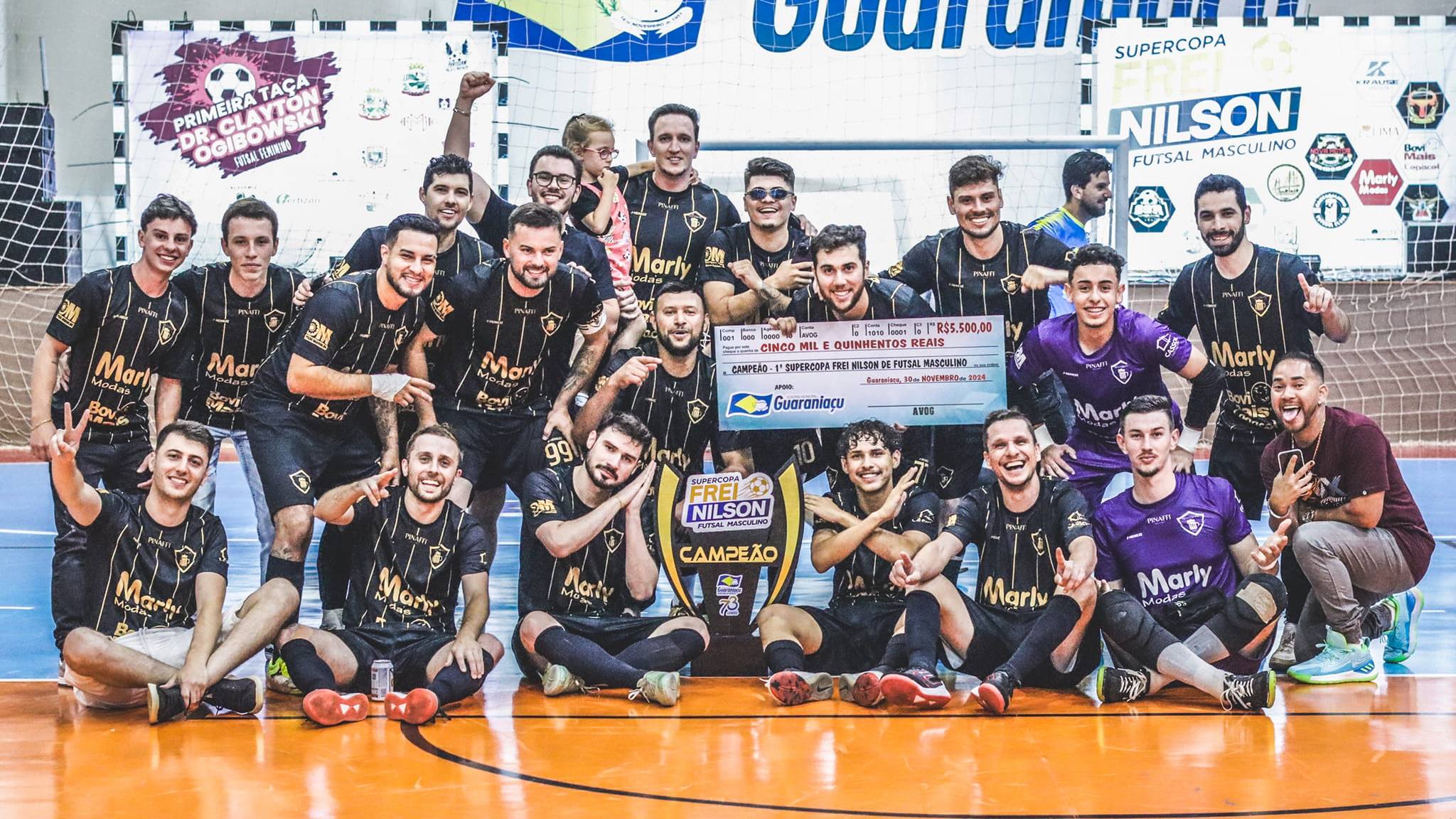 Marly Modas vence Novilho de Ouro e conquista o título da 1ª Supercopa Frei Nilson de Futsal