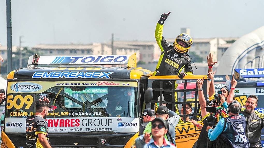 Geovani Tavares conquista sua 2ª vitória na Fórmula Truck ao vencer a categoria F-Truck