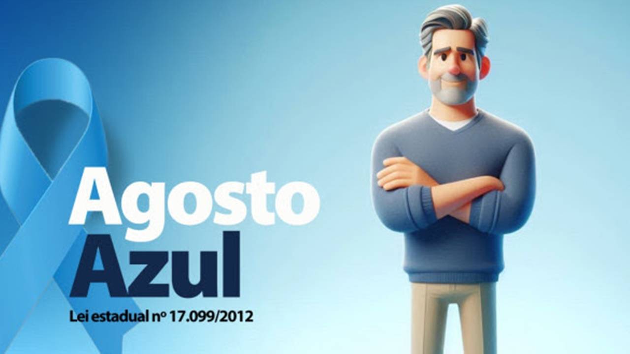 Agosto Azul: campanha incentiva homens a adotar cuidados com a saúde