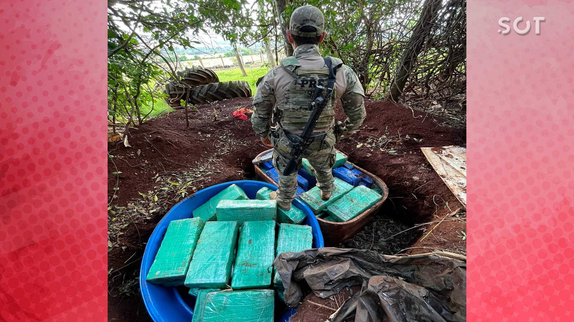 PRF descobre depósito de maconha em Santa Tereza do Oeste