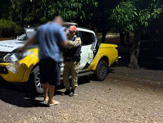 BPRv prende motorista embriagado em trecho da PR-486 em Cascavel