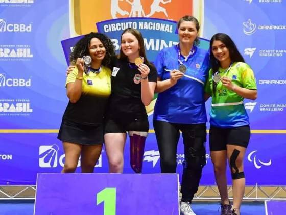 Kauana Beckenkamp brilha no Brasileiro de Parabadminton e mira o Sul-Americano