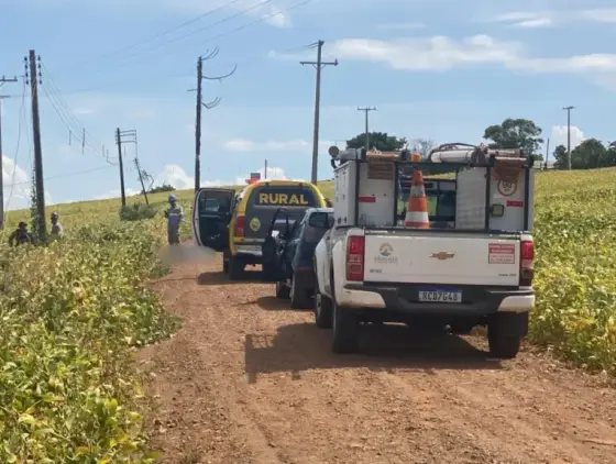 Homem morre eletrocutado ao tocar em rede de alta tensão em Arapongas