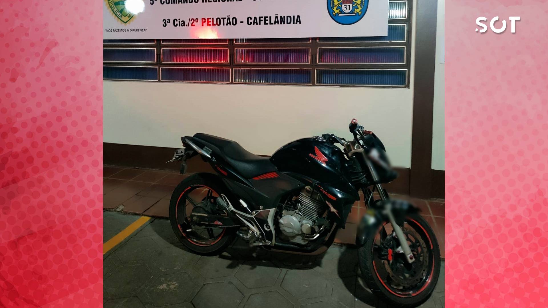 Motociclista em alta velocidade coloca em risco vidas em Cafelândia e termina detido pela PM