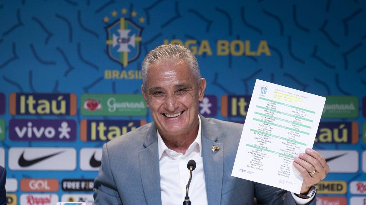 Com 16 estreantes em Copas, Tite convoca Brasil para o Mundial